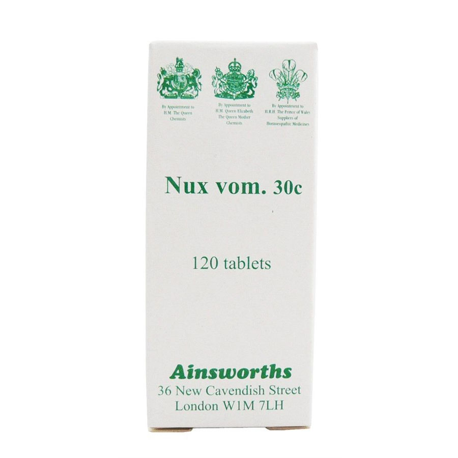 Ainsworths Nux Vomica 30c 120 tabs